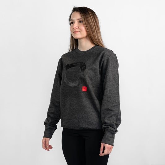 Unisex Crewneck "Enso" Gray