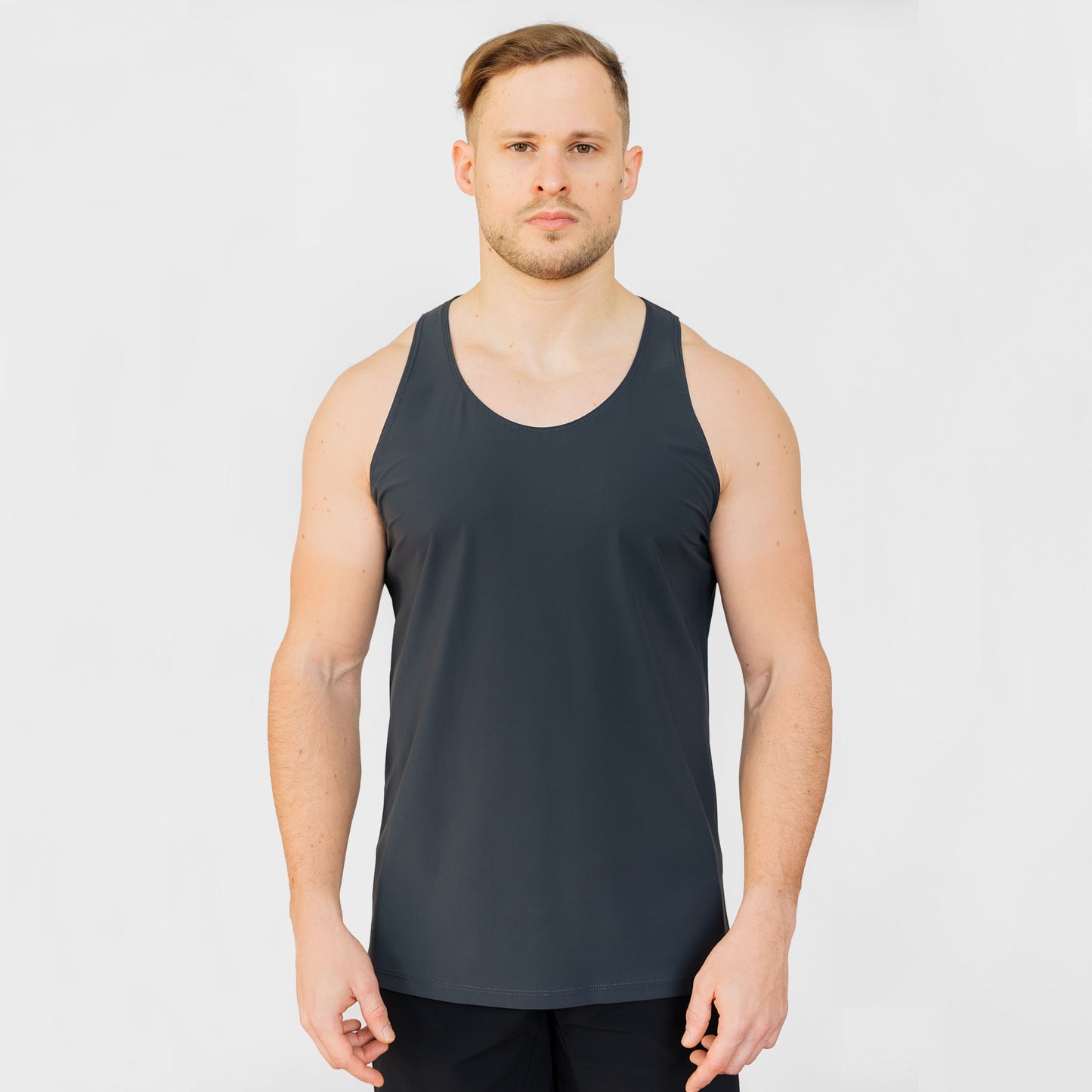 Camisole homme « Stronger » Charcoal