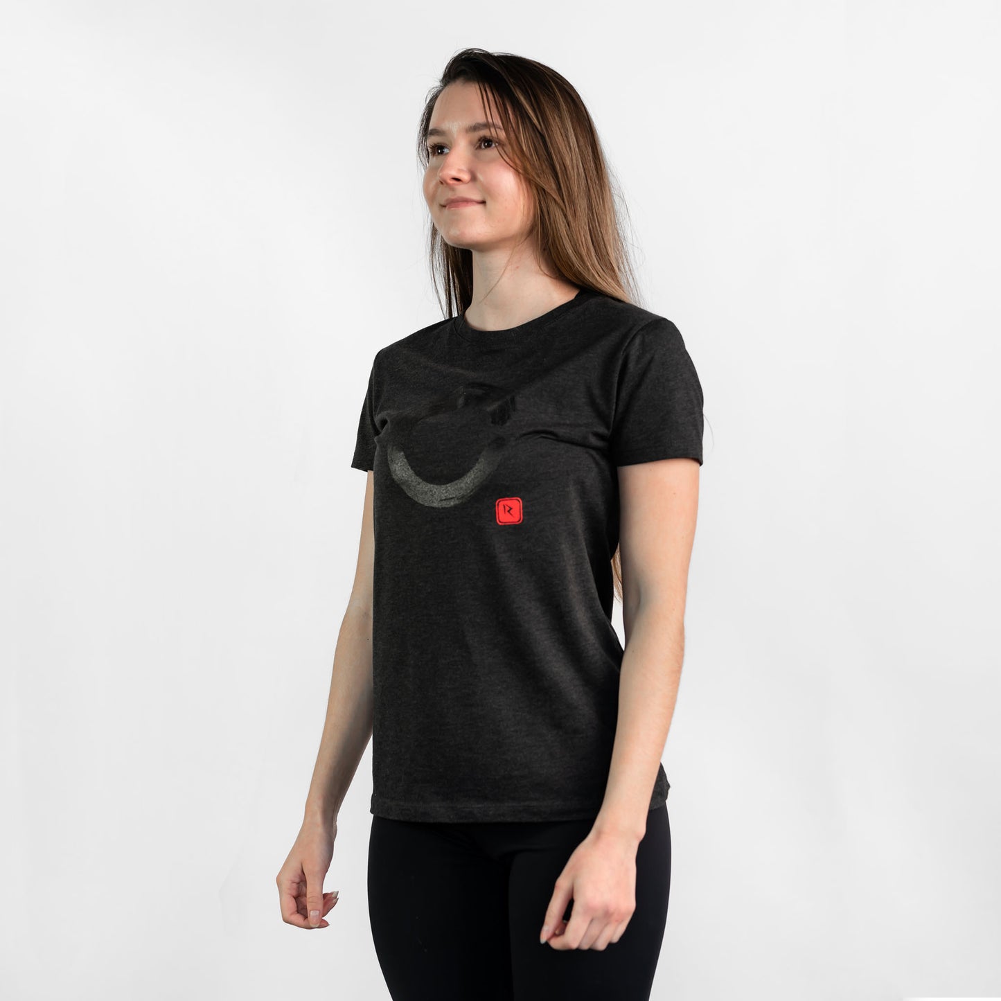 T-shirt Femme "Enso" Gris foncé